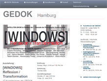 Tablet Screenshot of gedok-hamburg.de